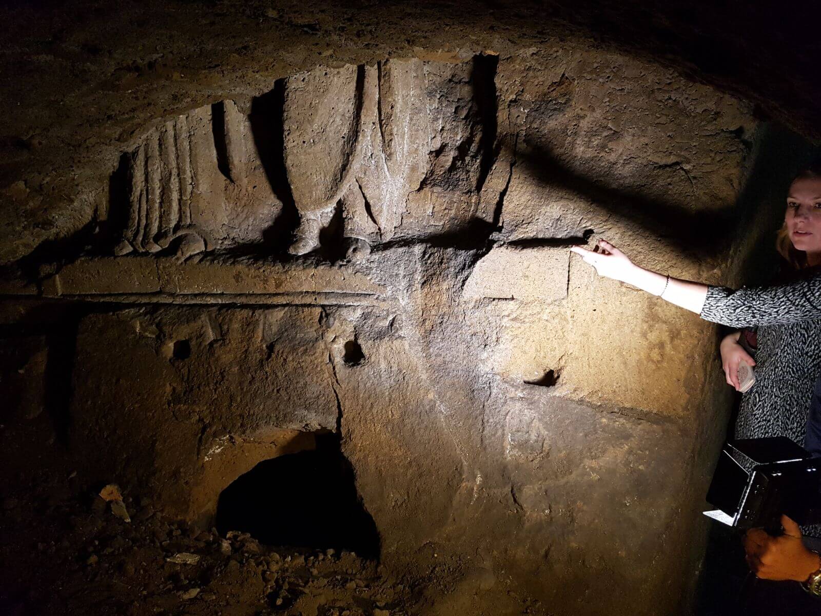 ondergronds Napels Grieks grafmonument
