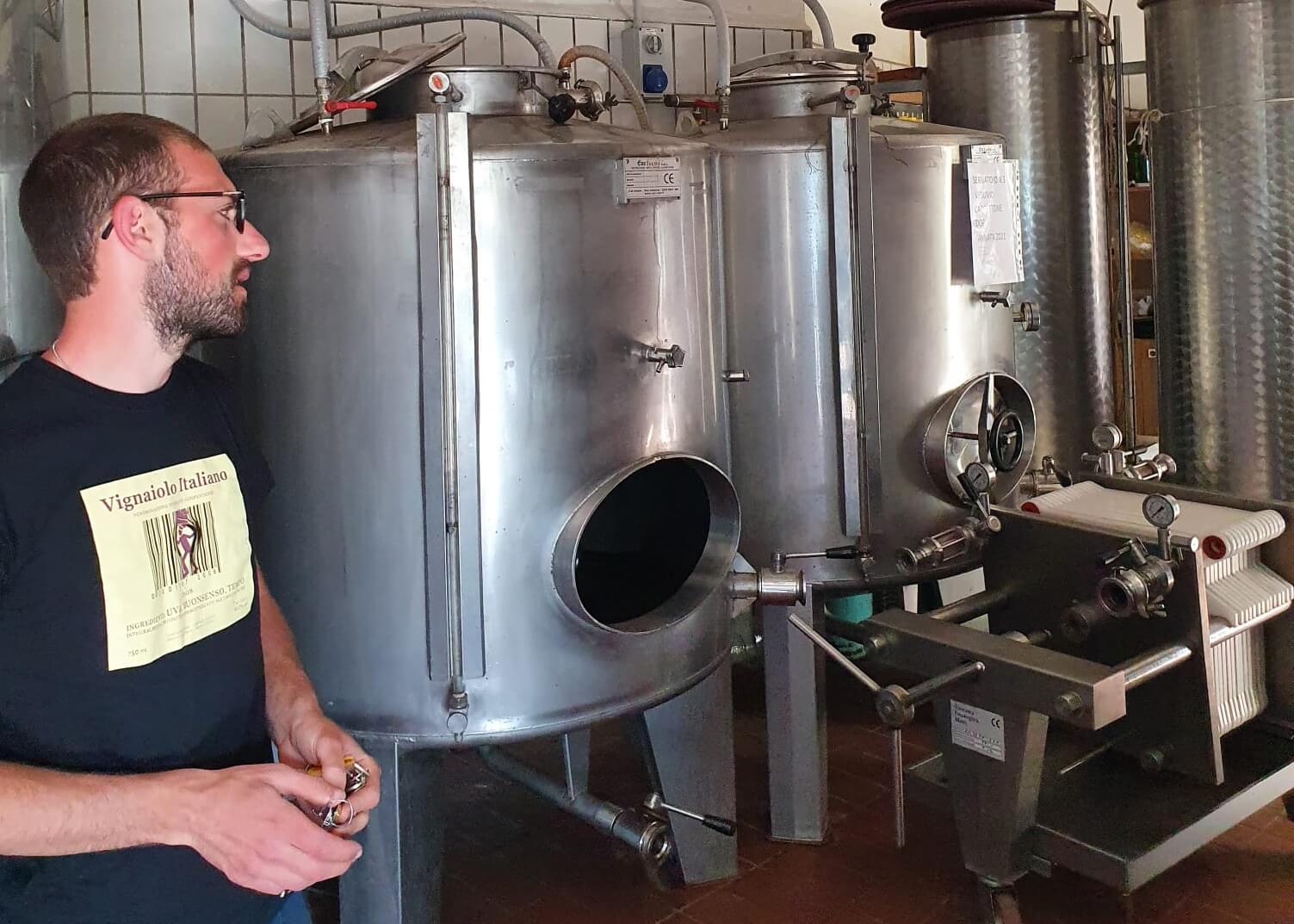 wijnproductie pijnproductie