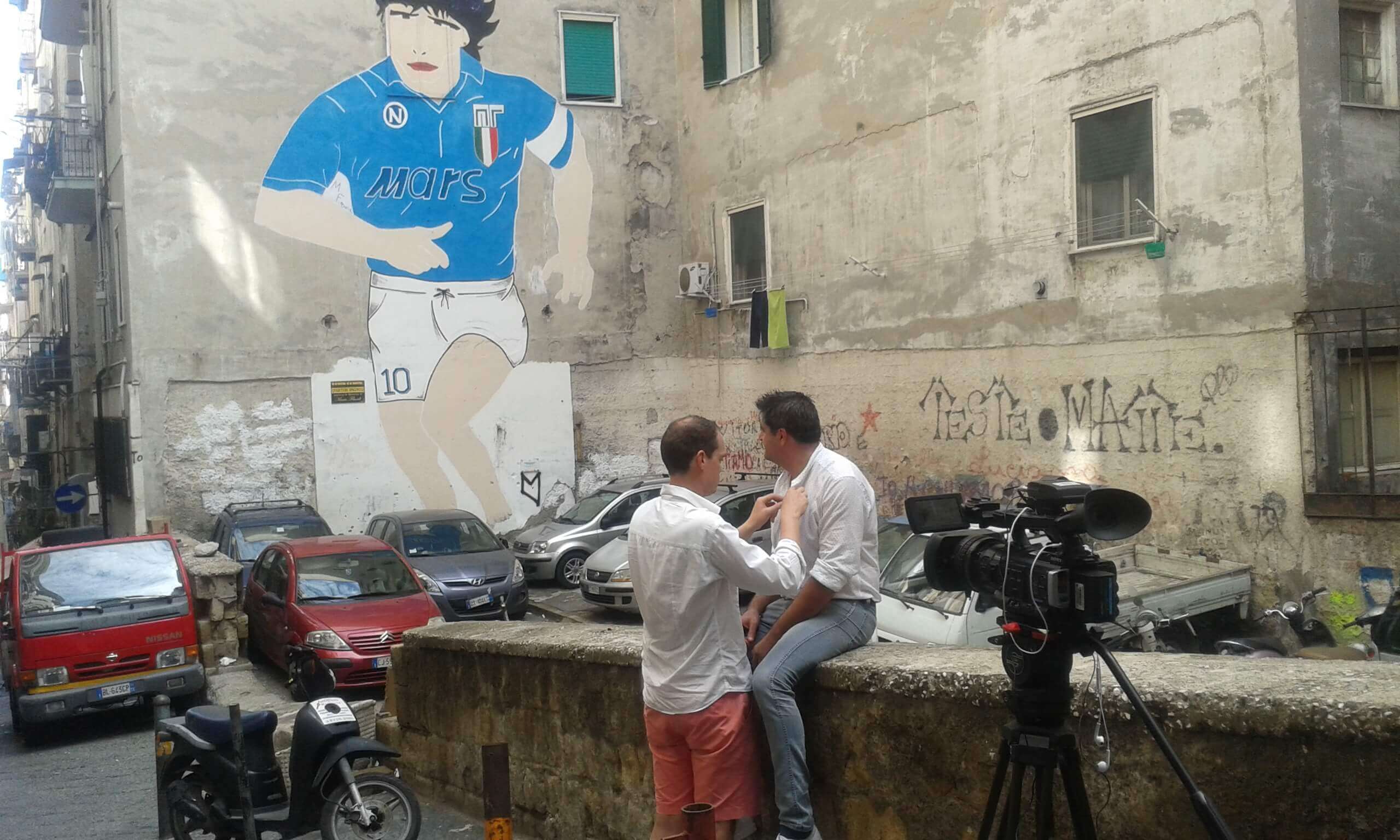 Maradona video Napels