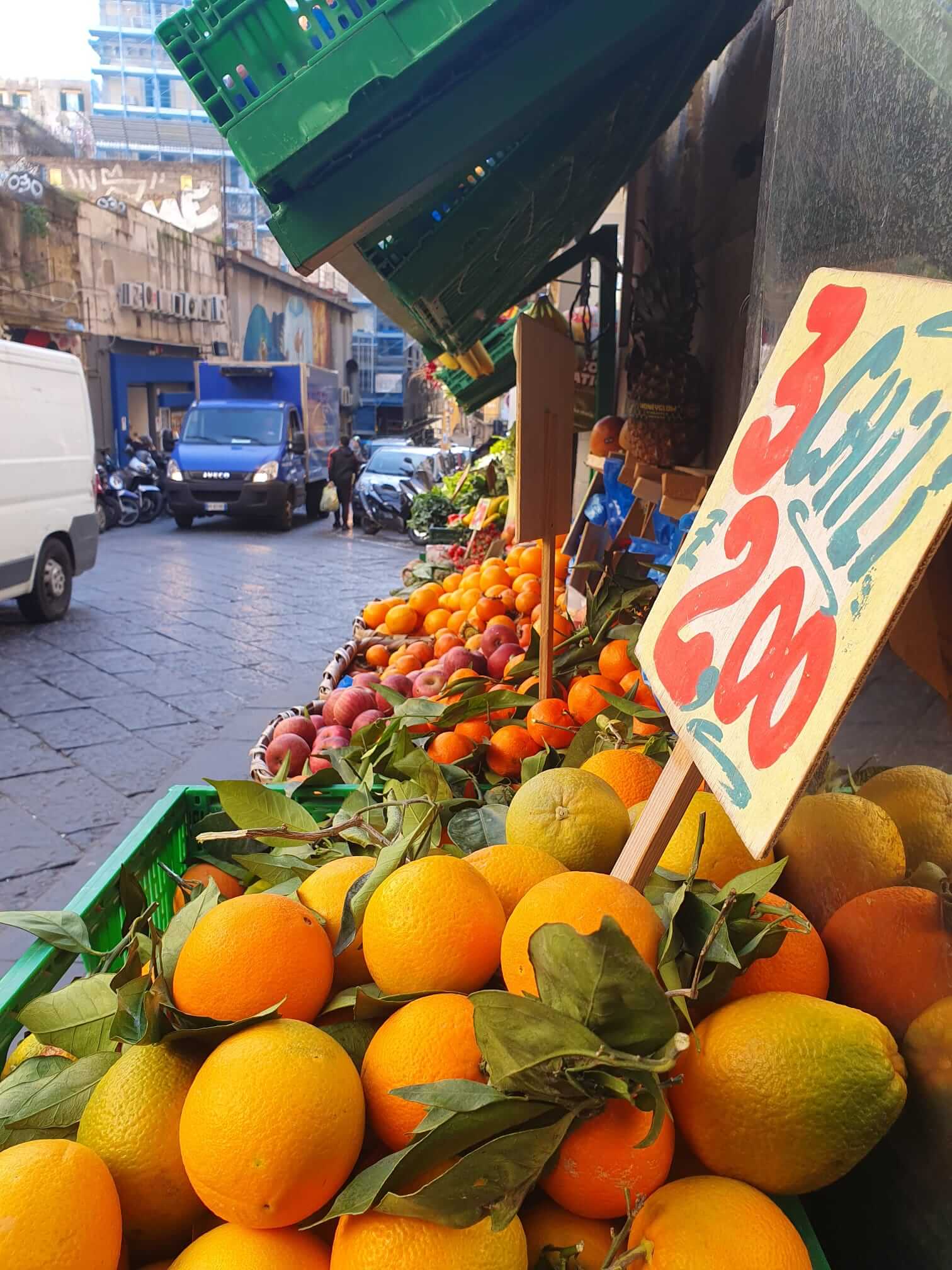 fruit markt in Napels