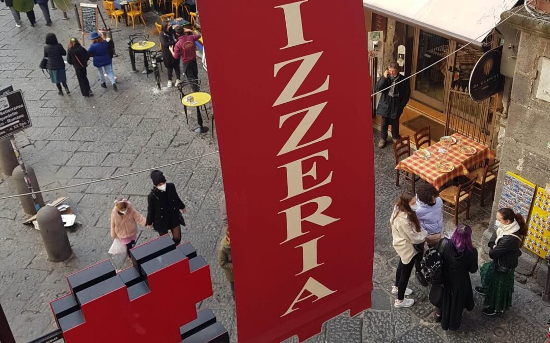 Pizza in Napels