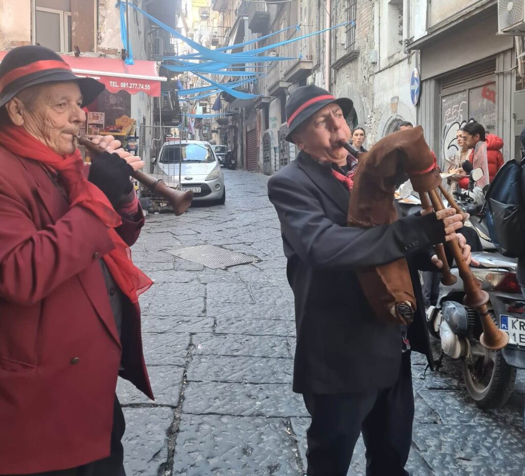 zampognari kerst in Napels